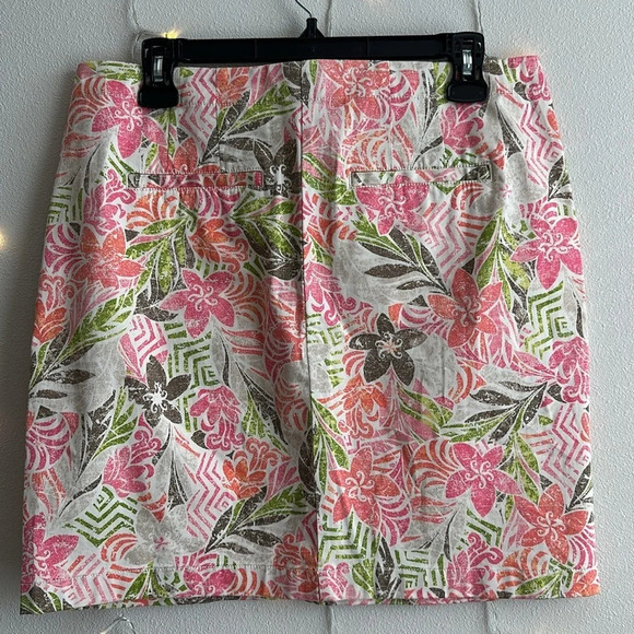 J Jill Tropical Printed Skirt - Picture 3 of 4